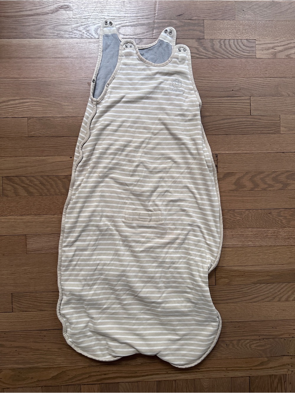 Woolino Cream and White Striped Sleep Sack Size 2 - 4 Years